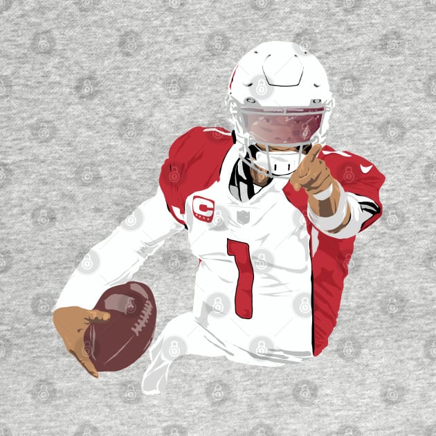 Kyler Murray #1 Arizona Cardinals QB by RipleyArtShop